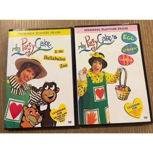2 DVD Lot: Miss Patty EggStavaGanza/Hullabaloo Zoo DVD